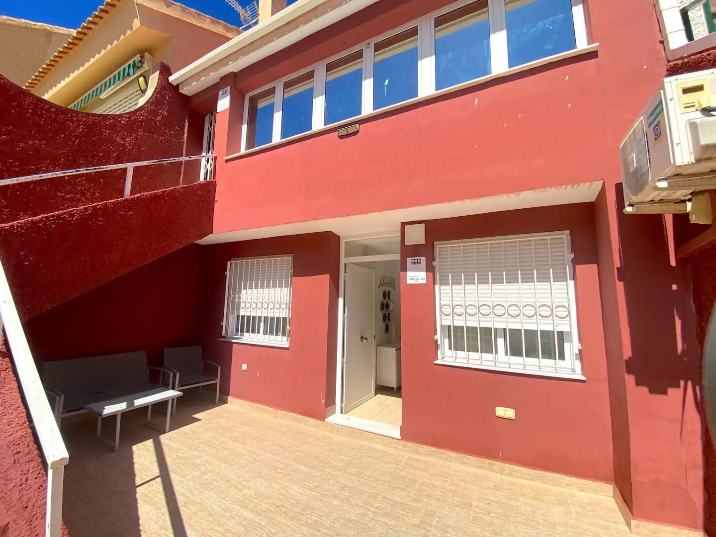 Vista exterior de Casa adosada en venta en Mazarrón con Piscina comunitaria