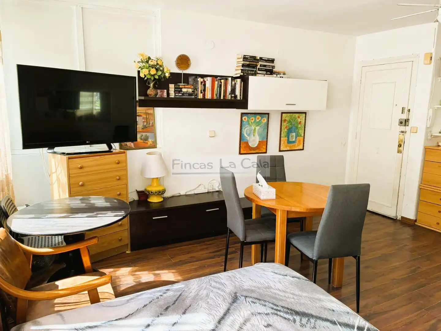 Wohnzimmer von Wohnung zum Verkauf in Finestrat mit Klimaanlage, Heizung und Terrasse
