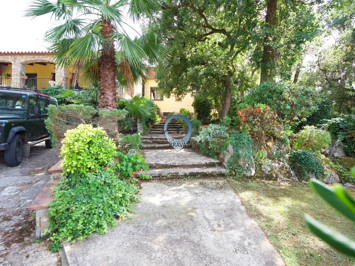 Jardí de Casa o xalet en venda en Caldes de Malavella amb Calefacció, Jardí privat i Terrassa