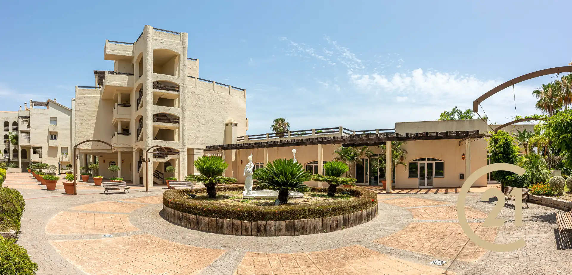 Exterior view of Buildings for sale in Estepona  with Community pool