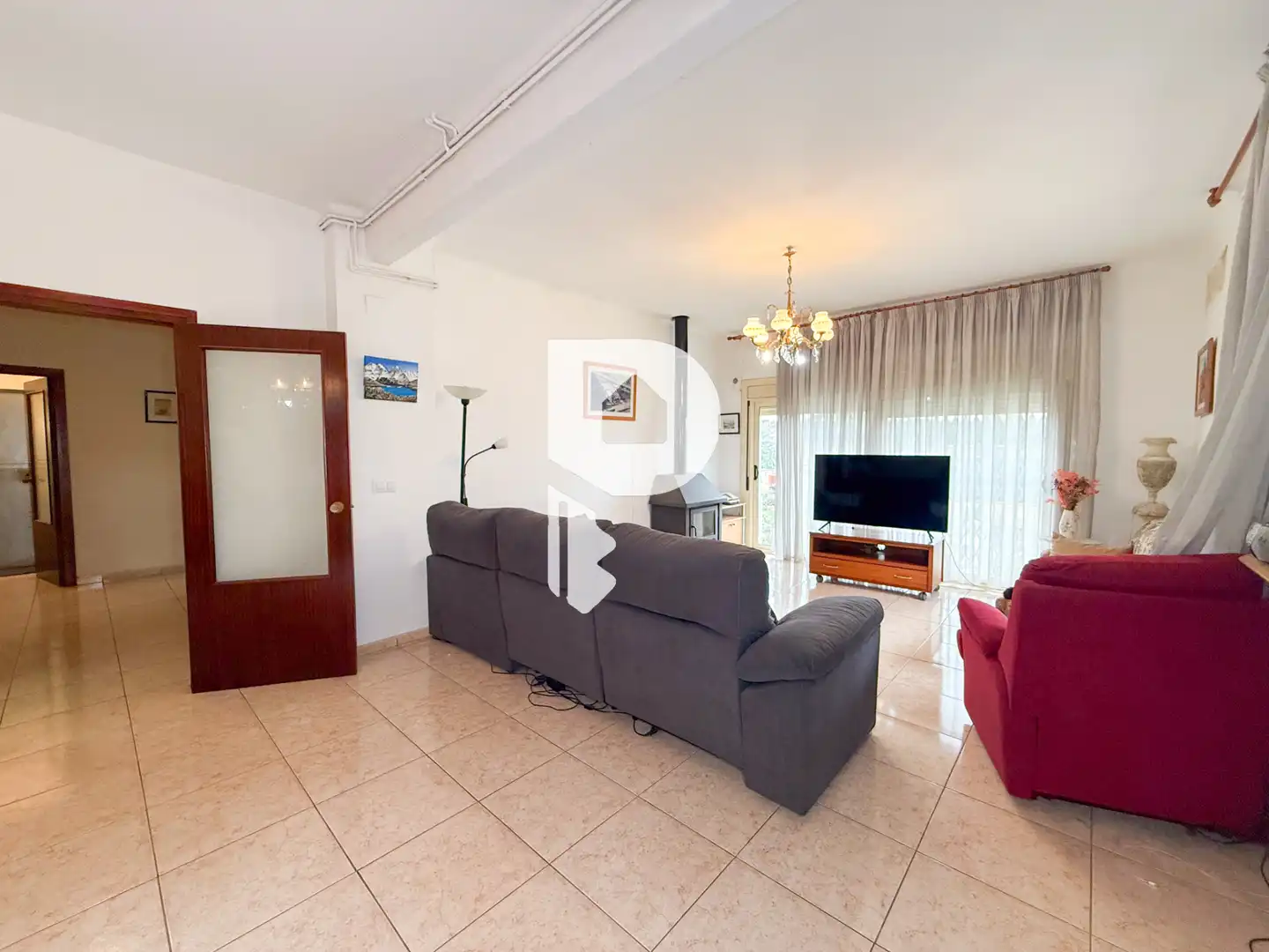 Sala de estar de Casa o chalet en venta en Collbató con Aire acondicionado, Jardín privado y Terraza