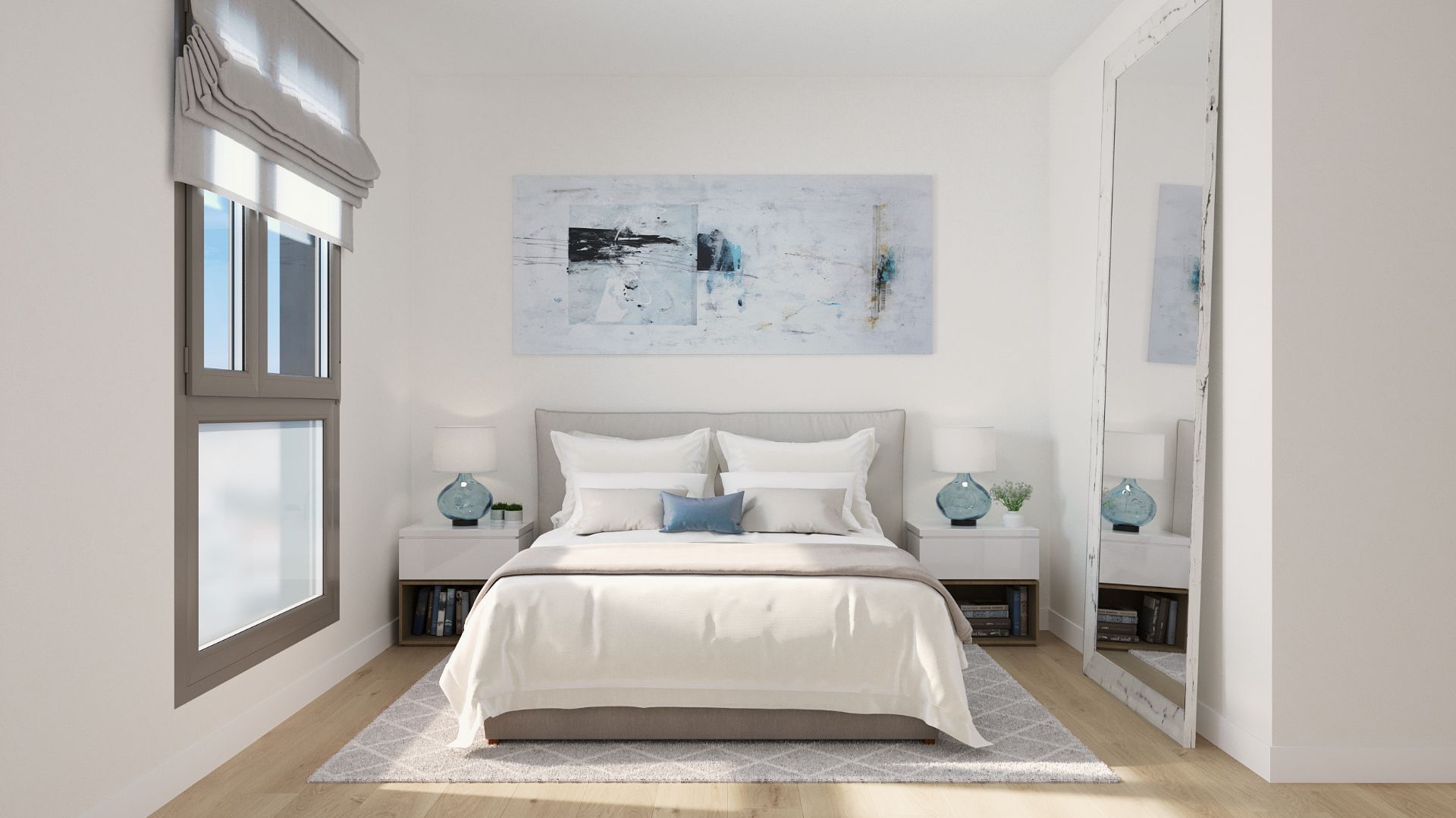 Bedroom of Flat for sale in Málaga Capital  with Air Conditioner and Community pool