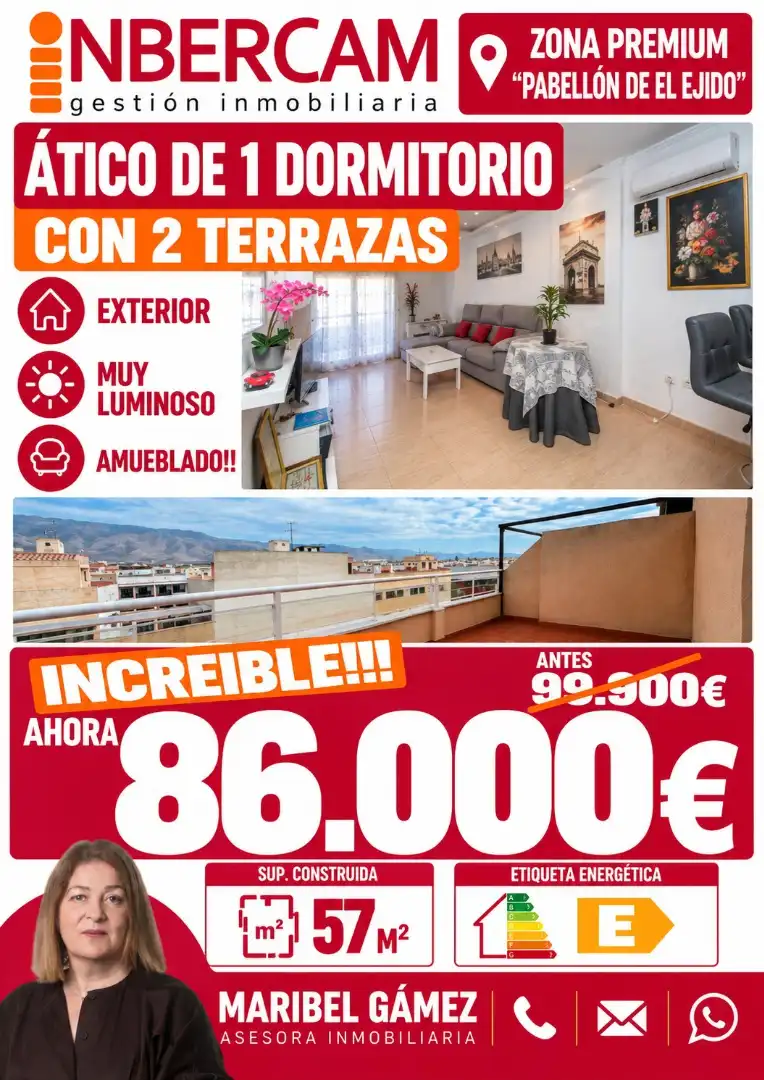 Flat with lift for sale in El Ejido Ciudad