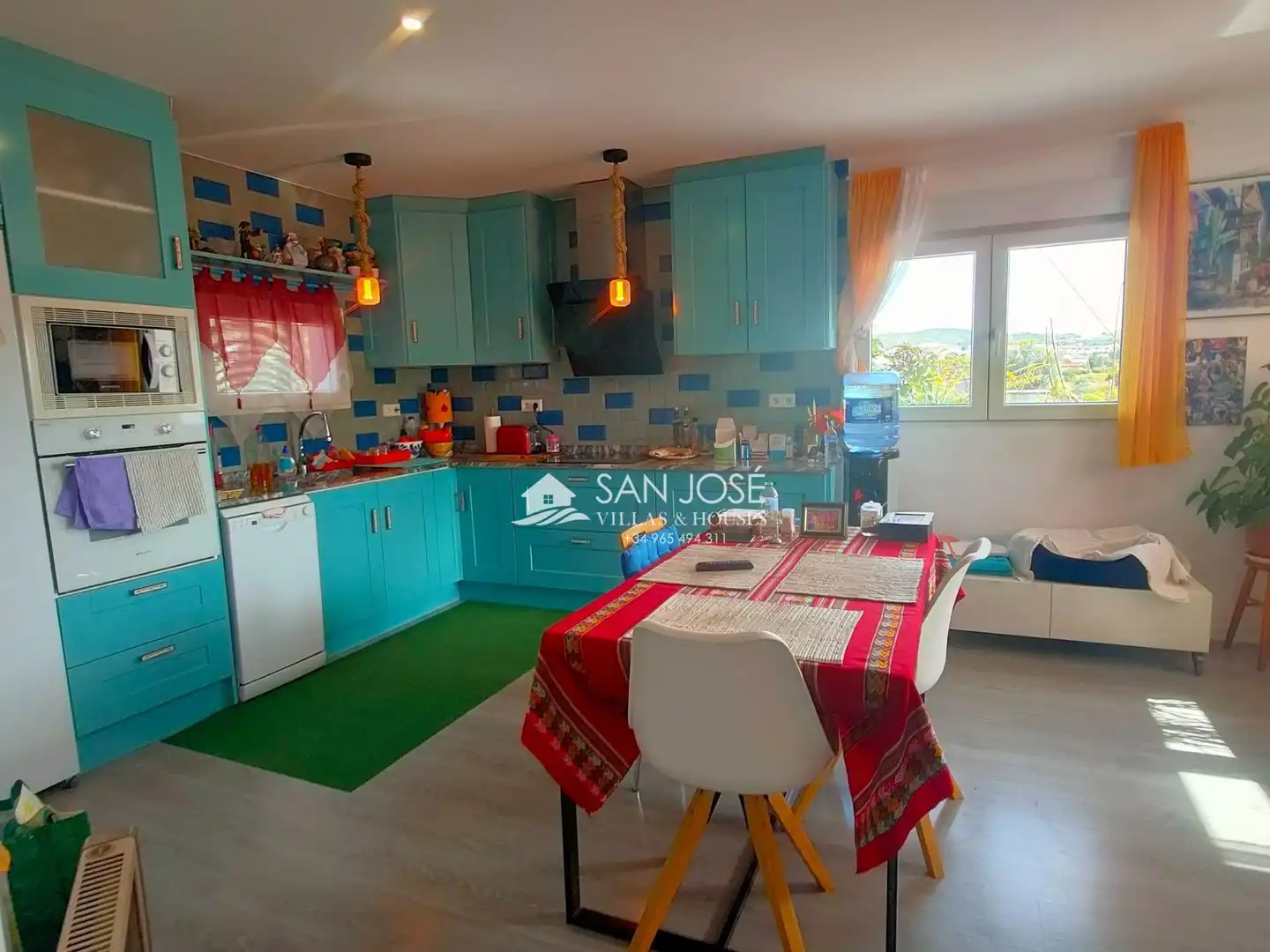 Cocina de Casa o chalet en venta en Aspe con Jardín privado, Trastero y Amueblado