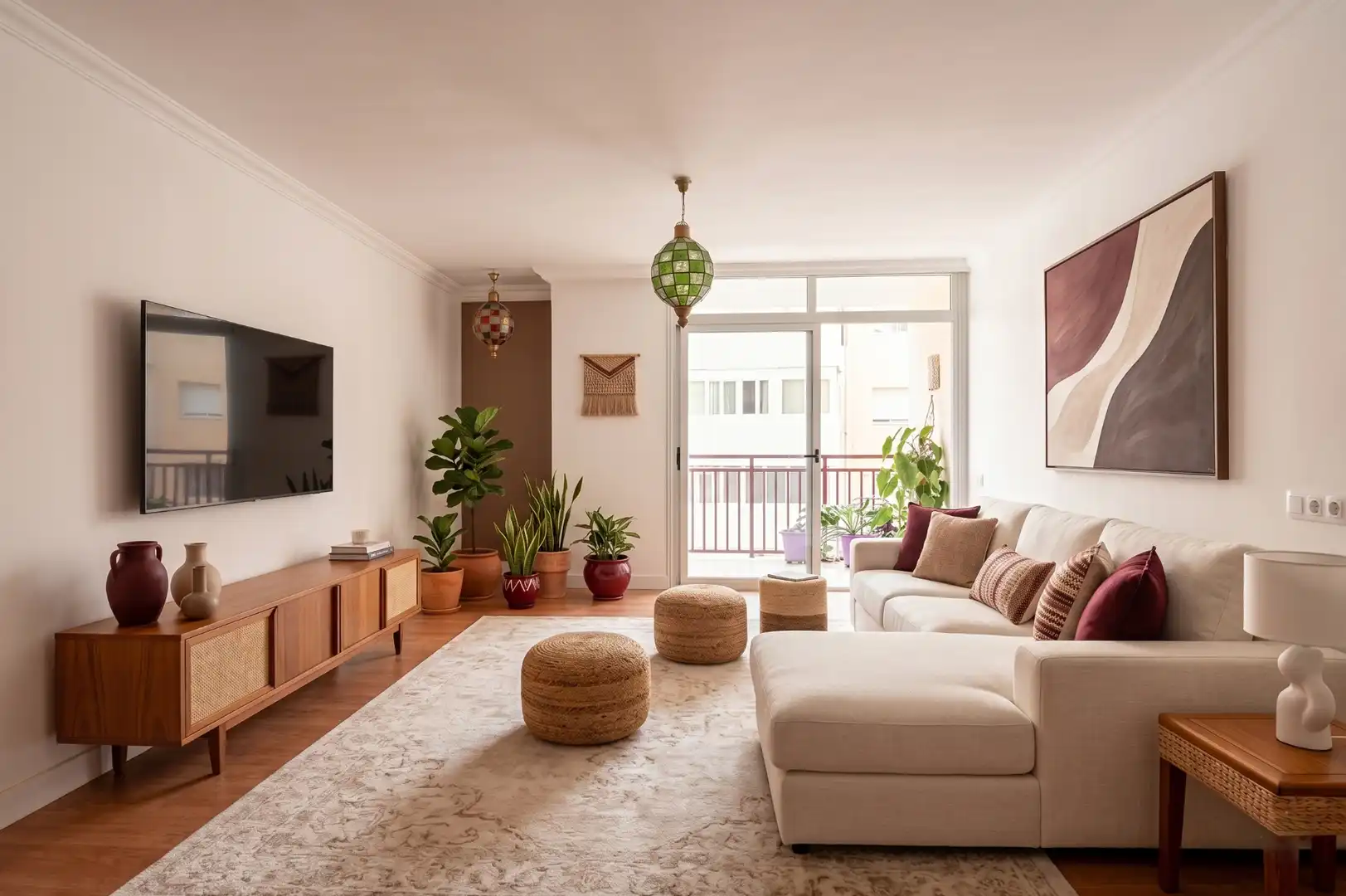 Sala de estar de Piso en venta en Las Palmas de Gran Canaria con Terraza