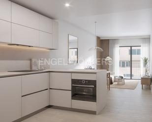 Kitchen of Apartment for sale in  Barcelona Capital  with Air Conditioner, Heating and Terrace