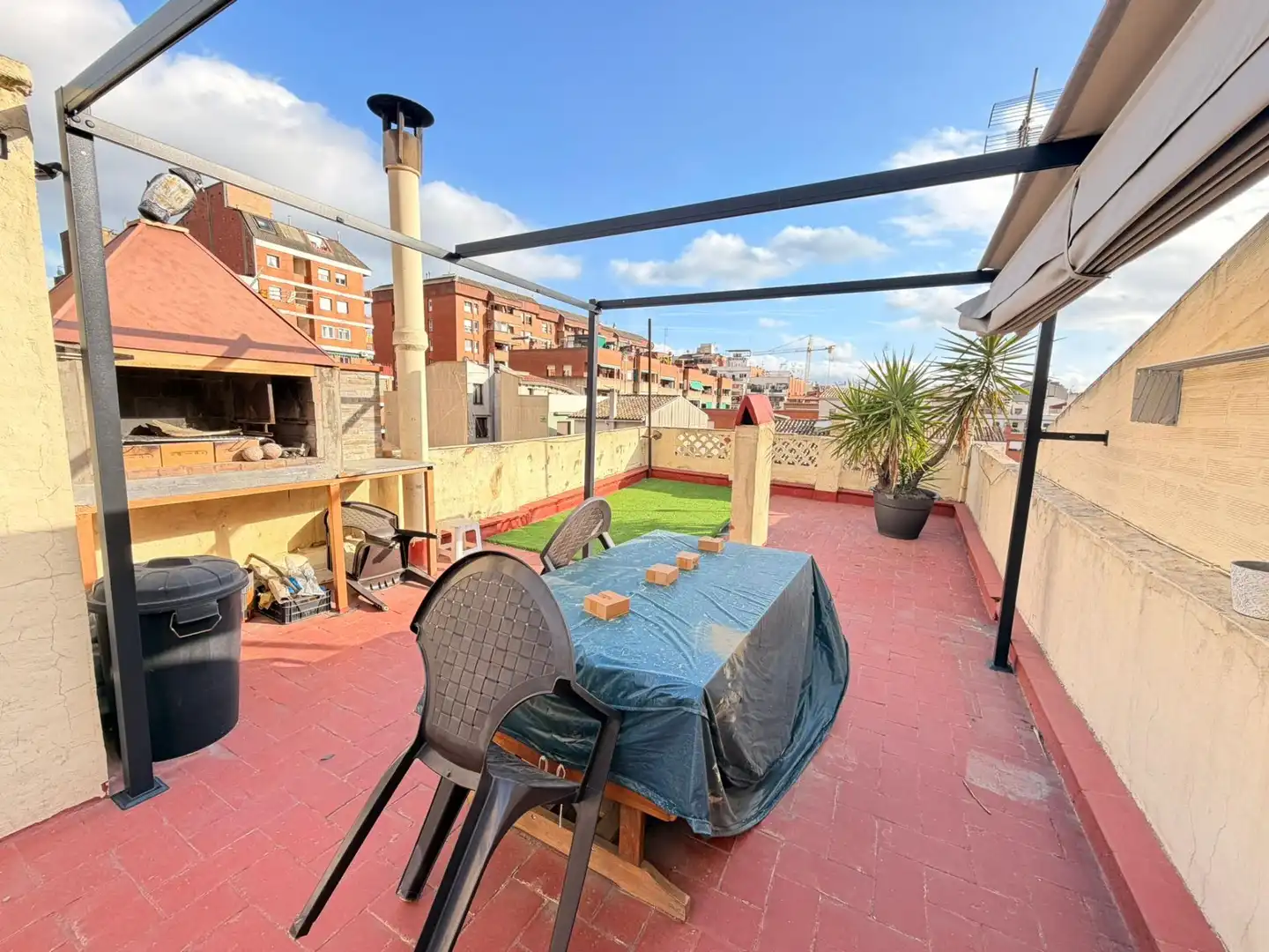 Terrace of Flat for sale in Granollers  with Air Conditioner, Heating and Parquet flooring