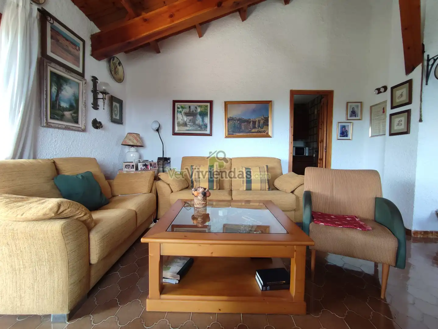 Sala de estar de Casa o chalet en venta en Vallirana con Calefacción, Jardín privado y Terraza