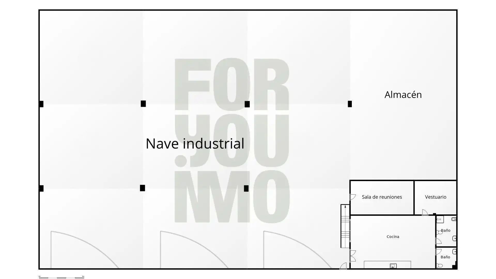 Nave industrial en venta en Segura