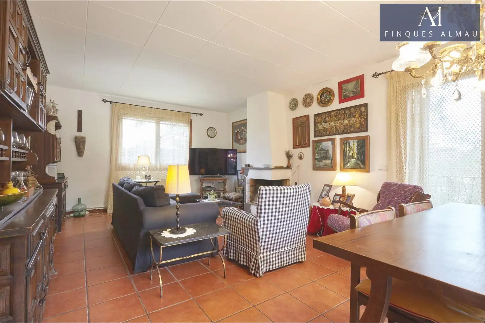 Sala de estar de Casa o chalet en venta en Sant Pere de Ribes con Calefacción, Jardín privado y Trastero