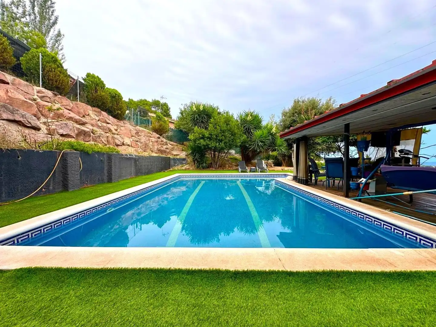 Piscina de Casa o xalet en venda en L'Ametlla del Vallès amb Aire condicionat, Calefacció i Terrassa