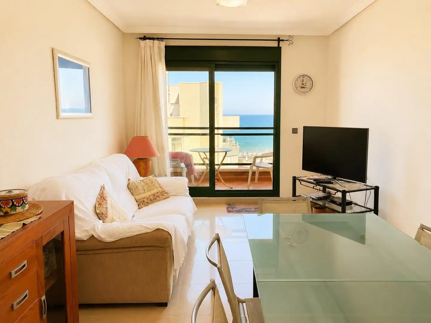 Sala de estar de Dúplex en venta en Guardamar del Segura con Aire acondicionado, Calefacción y Terraza