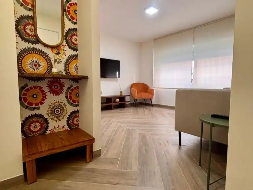 Sala d'estar de Pis de lloguer en San Blas