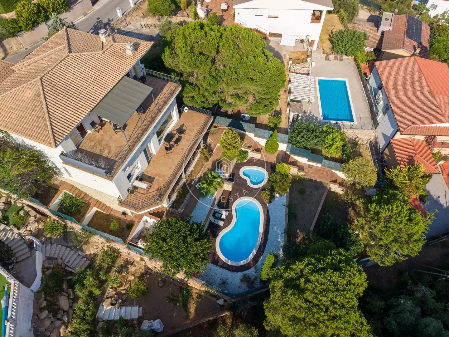 Vista exterior de Casa o chalet en venta en Lloret de Mar con Aire acondicionado, Calefacción y Jardín privado