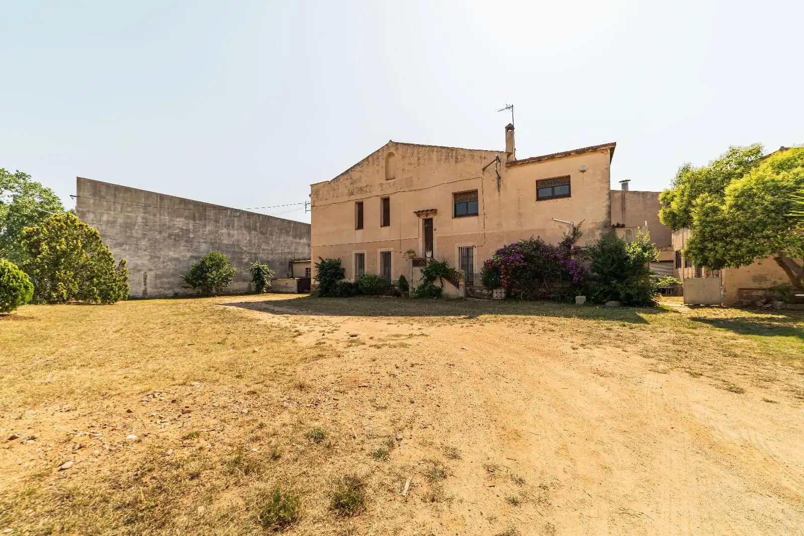 Vista exterior de Finca rústica en venda en La Garriga amb Calefacció, Jardí privat i Terrassa