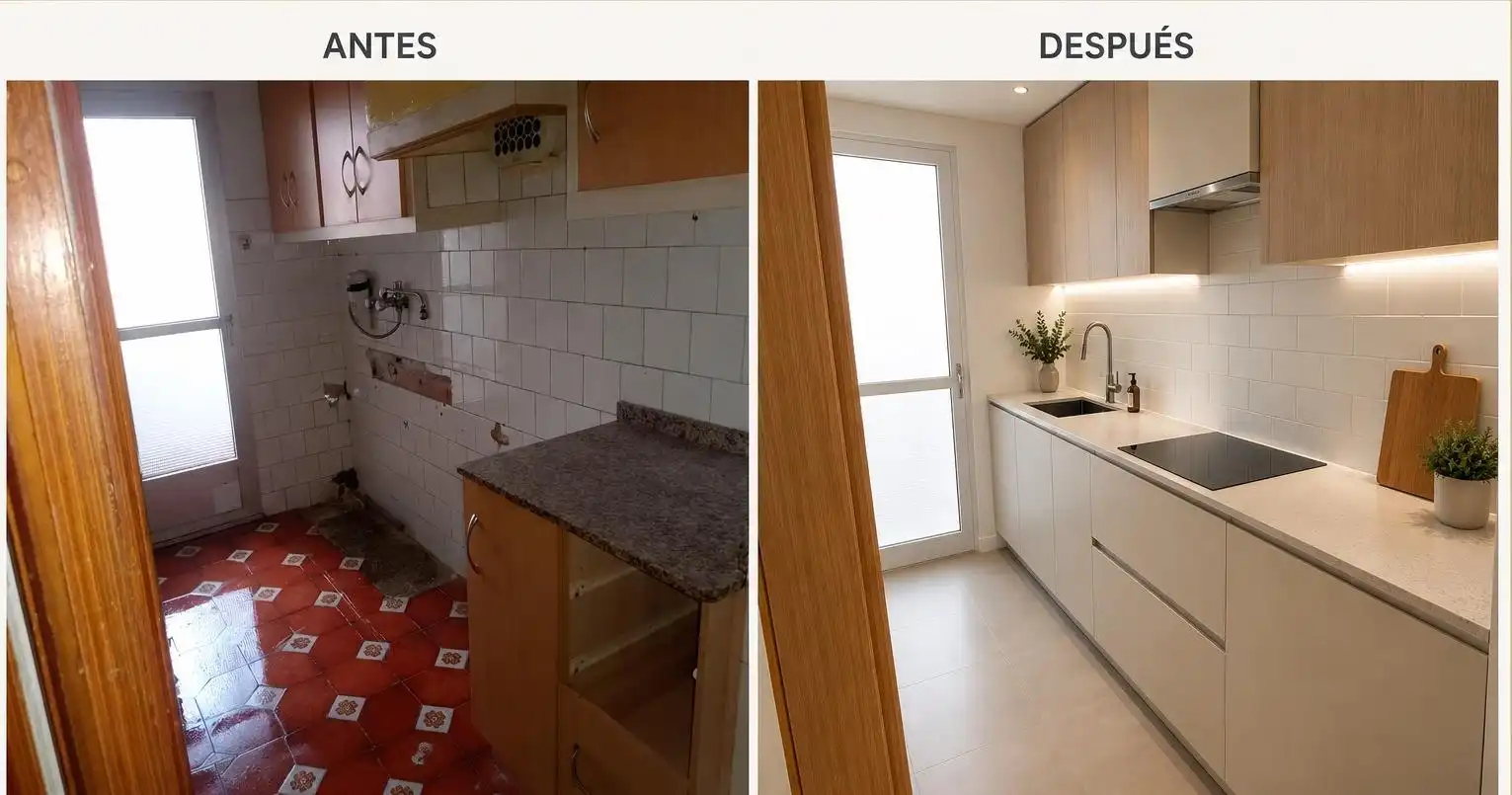 Cocina de Apartamento en venta en Ibi