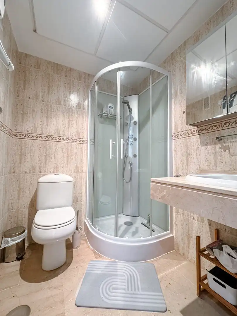 Bathroom of Apartments for sale in Manilva  with Air Conditioner, Heating and Terrace