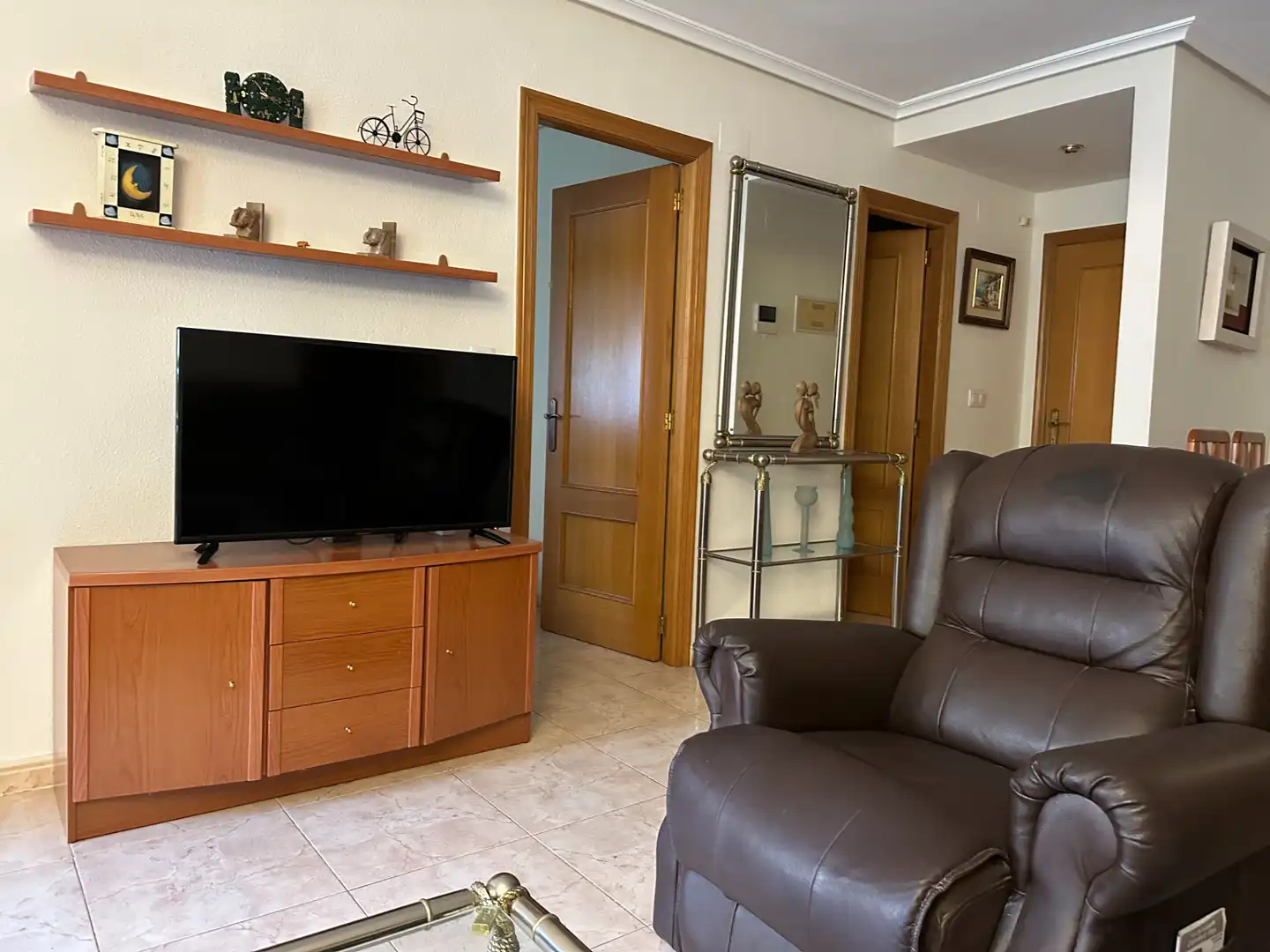 Sala d'estar de Pis de lloguer en Alicante / Alacant amb Aire condicionat, Calefacció i Terrassa