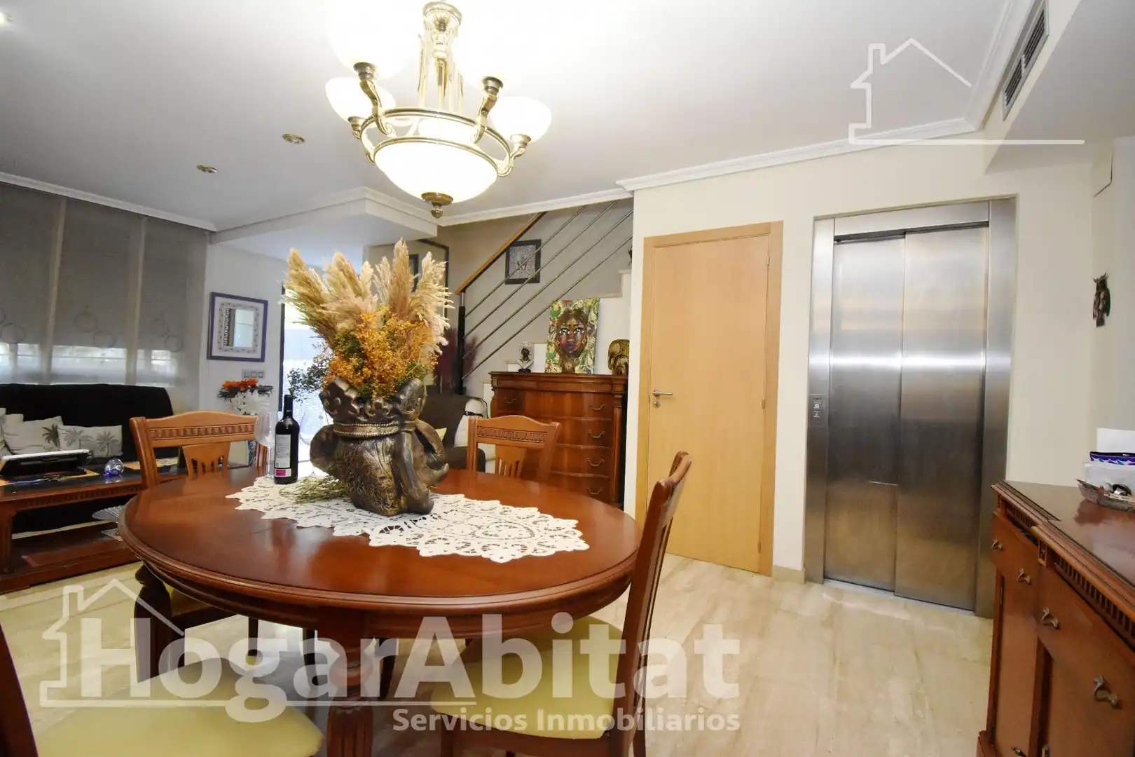 Living room of Detached homes for sale in Castellón de la Plana / Castelló de la Plana  with Air Conditioner, Terrace and Balcony