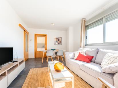Living room of Apartment to rent in  Madrid Capital  with Air Conditioner, Heating and Terrace