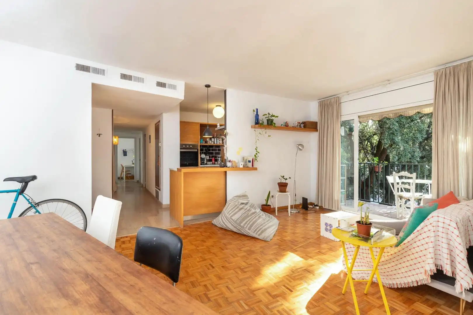 Sala de estar de Piso en venta en Terrassa con Aire acondicionado, Calefacción y Parquet