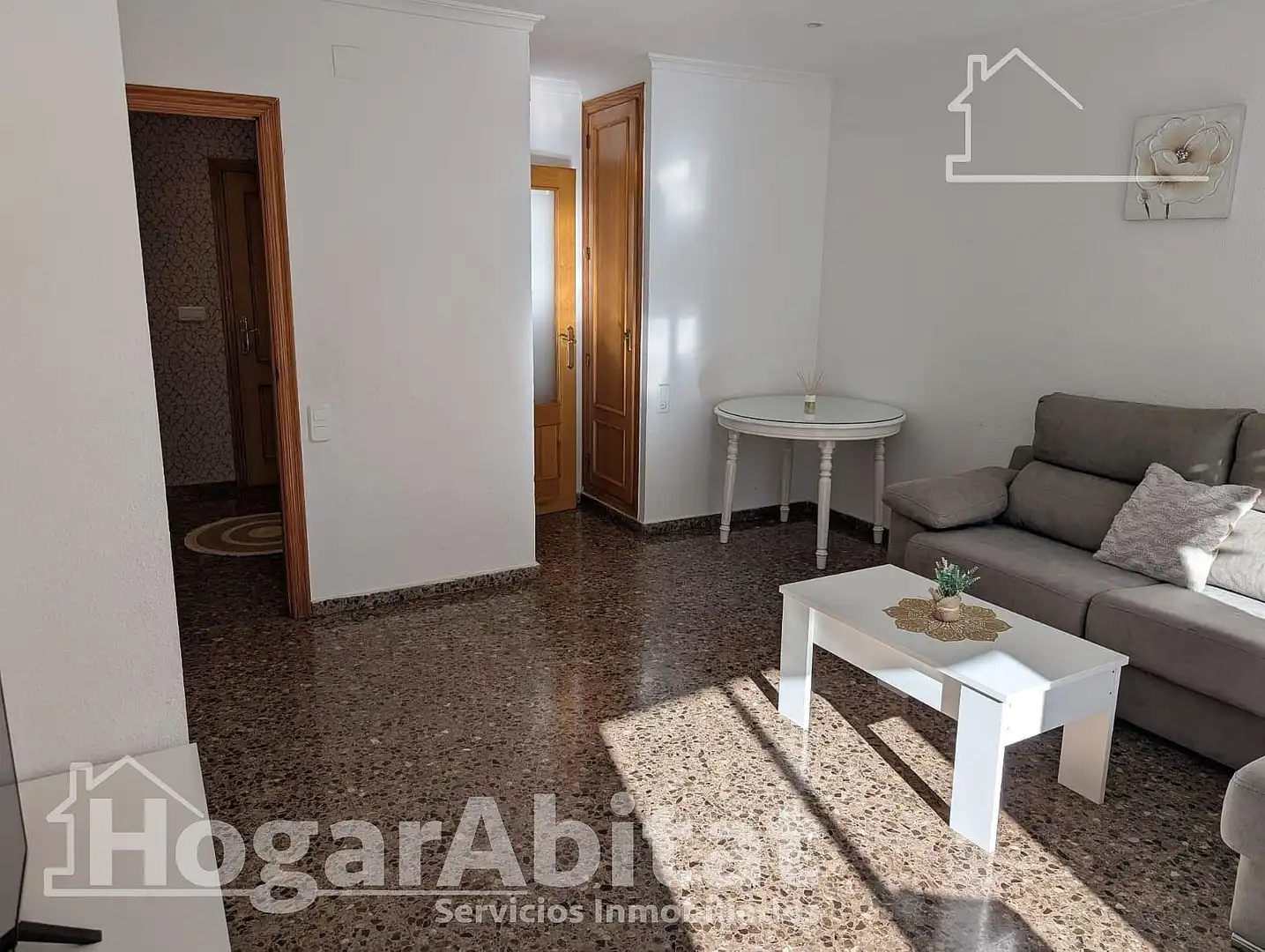 Living room of Flat for sale in Algemesí  with Air Conditioner, Terrace and Balcony