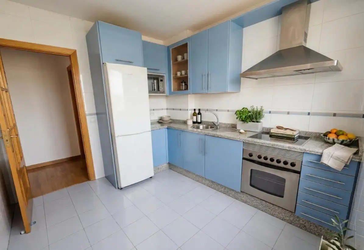 Kitchen of Flat for rent in Cáceres  with Heating, Terrace and Storage room