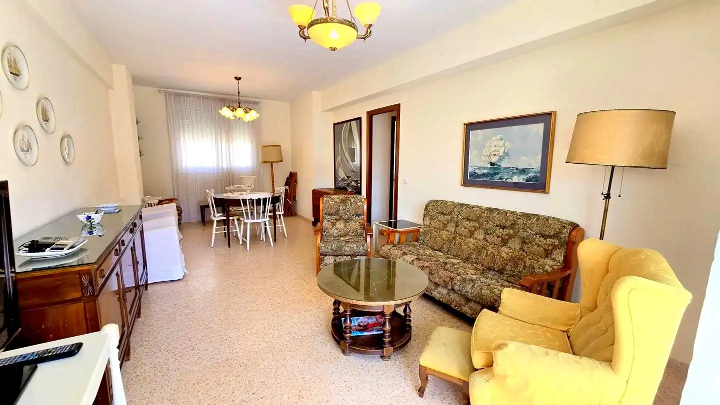 Wohnzimmer von Wohnungen zum Verkauf in Gandia mit Klimaanlage, Terrasse und Möbliert