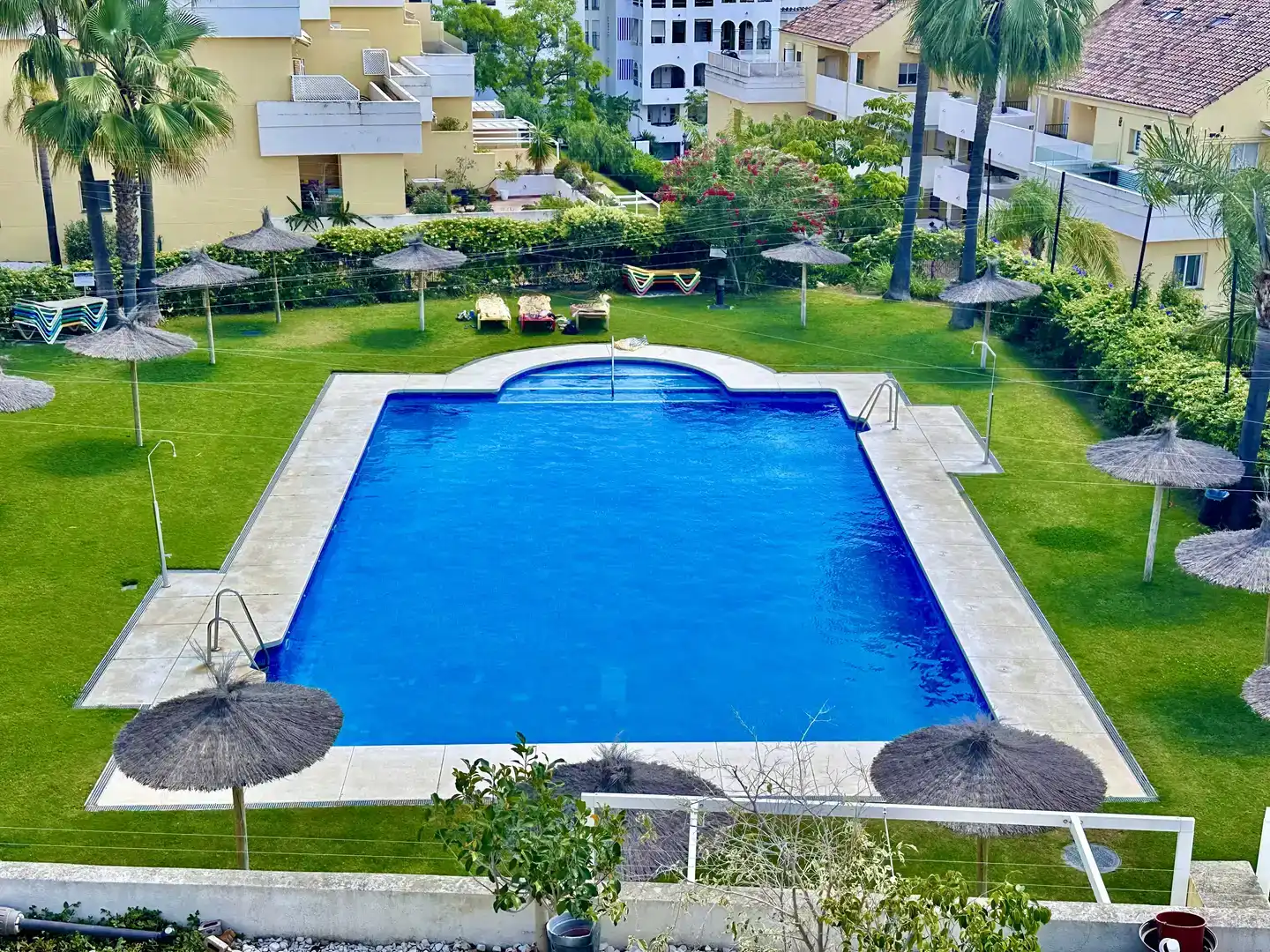 Swimming pool of Flat for sale in Estepona  with Air Conditioner and Swimming Pool