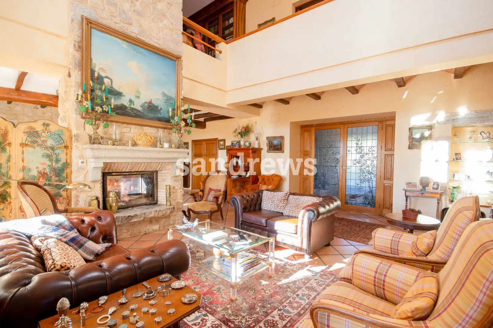 Living room of Country homes for sale in Agullana  with Air Conditioner, Heating and Private garden