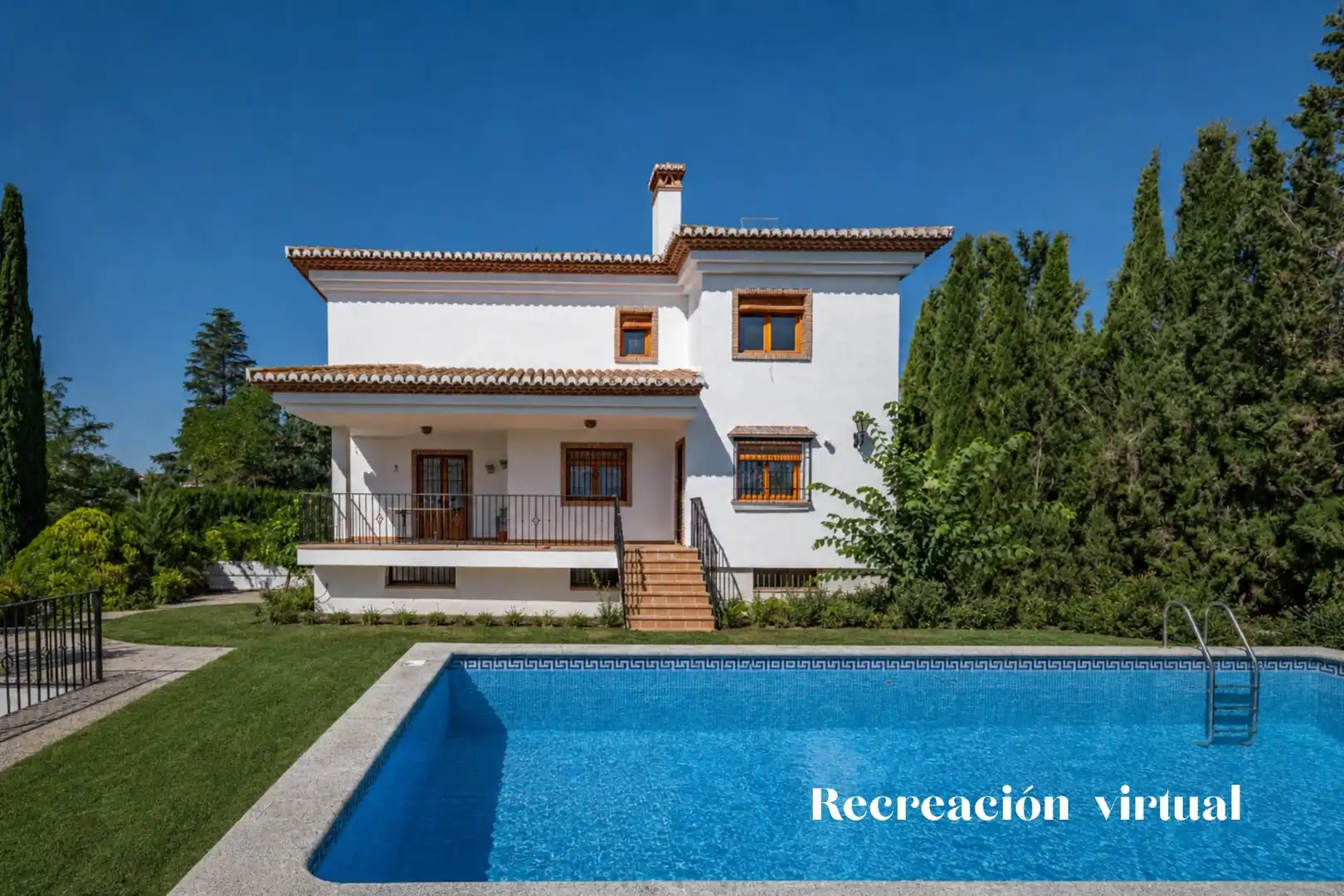 Vista exterior de Casa o chalet en venta en Las Gabias con Calefacción, Jardín privado y Terraza