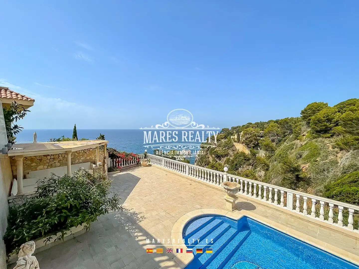 Vista exterior de Casa o xalet en venda en Lloret de Mar amb Aire condicionat, Calefacció i Jardí privat
