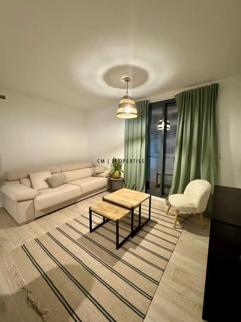 Sala de estar de Piso de alquiler en Valencia con Aire acondicionado, Calefacción y Parquet
