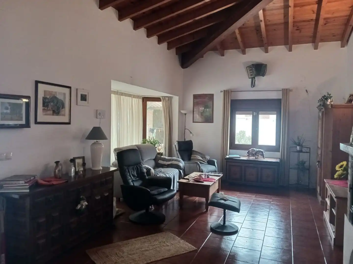 Sala de estar de Finca rústica en venta en Vélez-Málaga con Aire acondicionado y Amueblado
