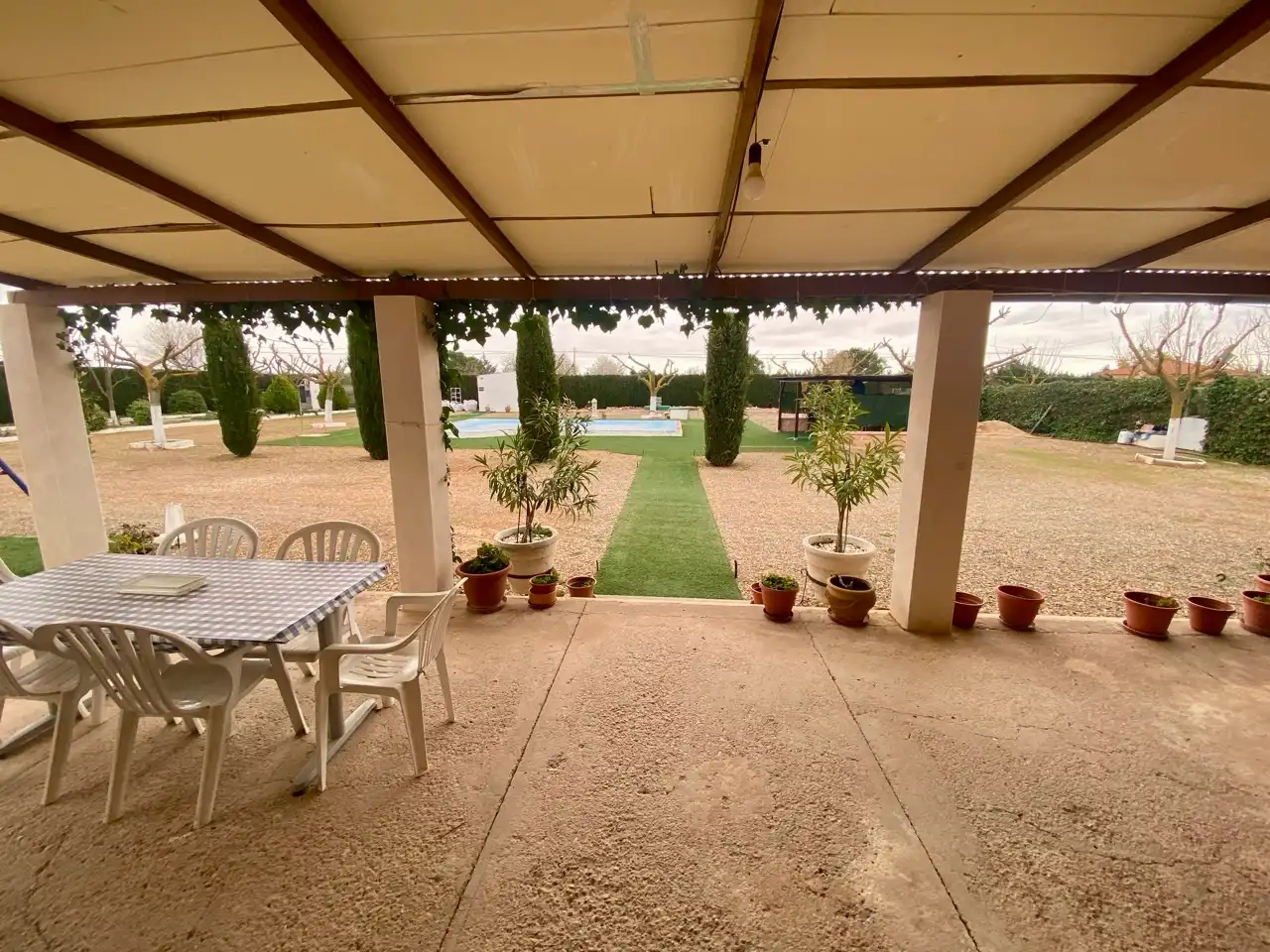 Terraza de Casa o chalet en venta en Villarrubia de los Ojos con Aire acondicionado, Calefacción y Jardín privado