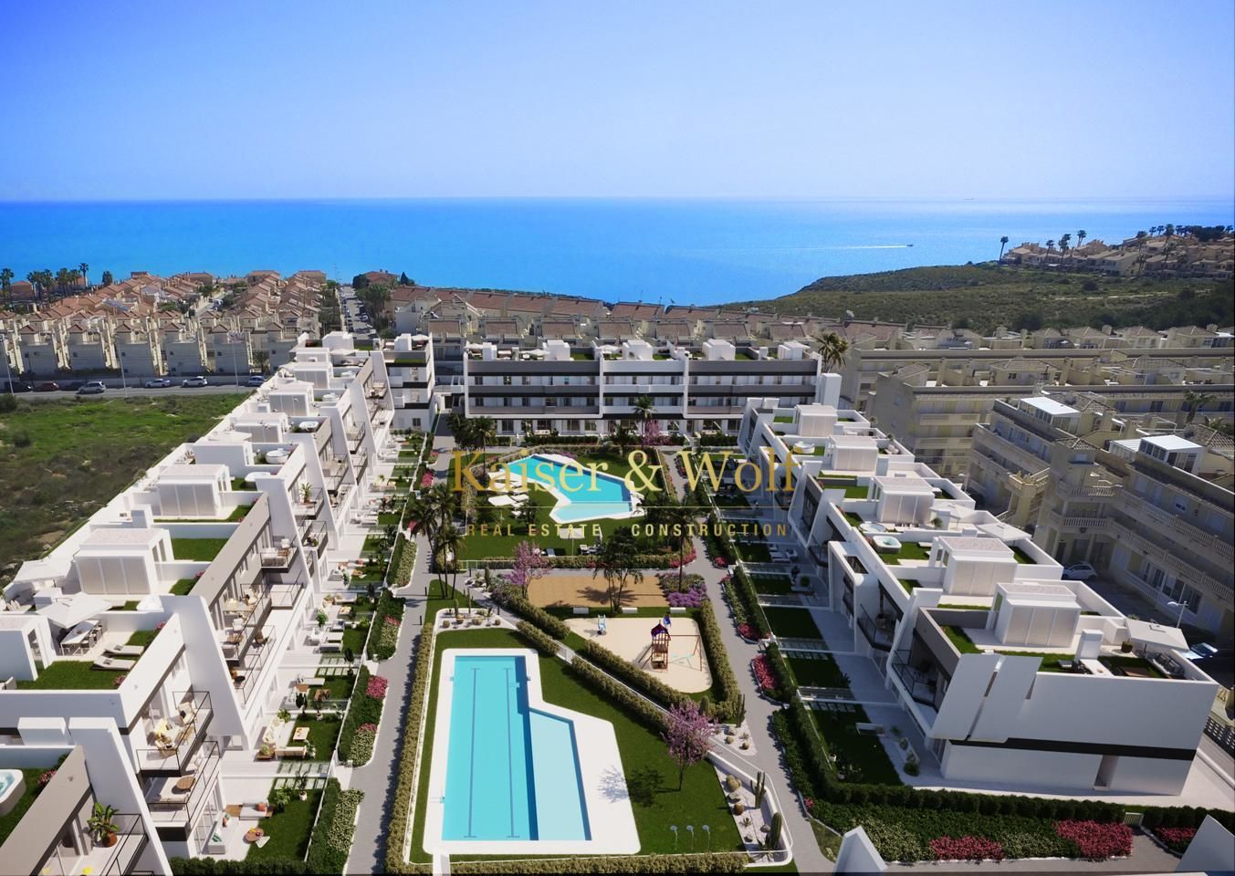 Exterior view of Flat for sale in Santa Pola  with Private garden, Terrace and Storage room