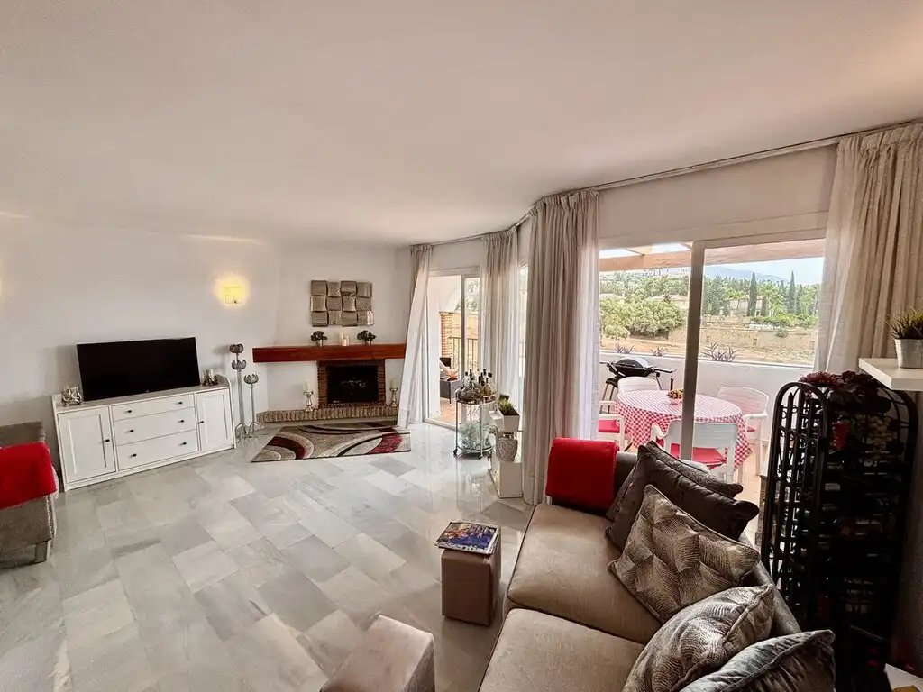 Living room of Attic for sale in Mijas  with Terrace, Storage room and Furnished