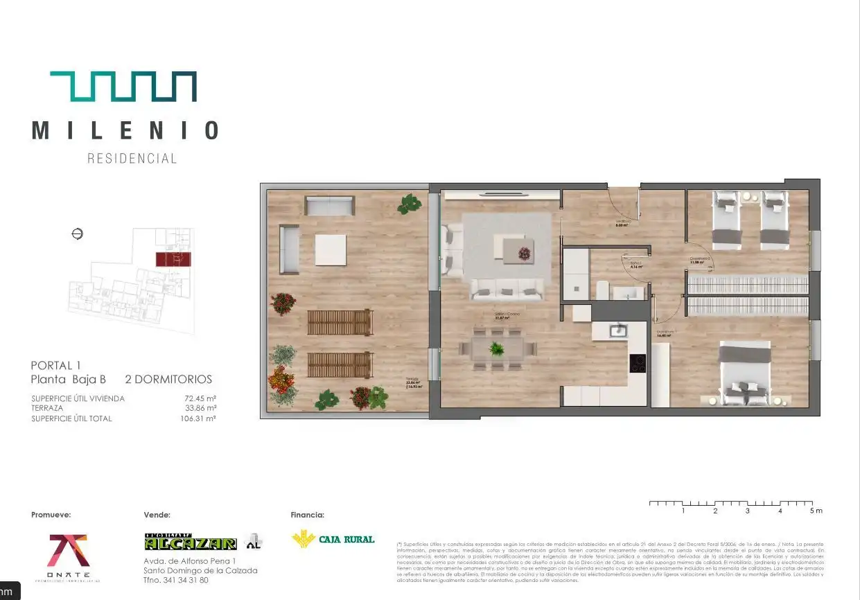 Apartamento en venta en Calle Serreria, Santo Domingo de la Calzada