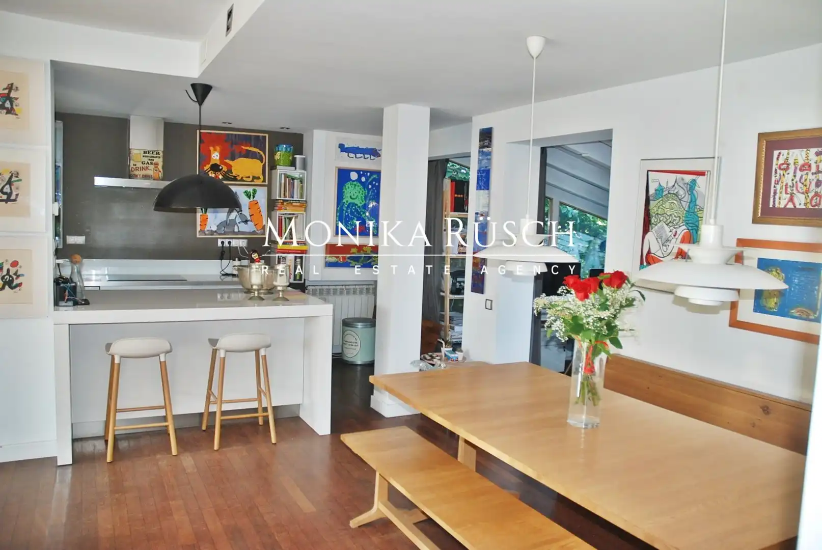 Kitchen of Flat for rent in Castelldefels  with Air Conditioner, Heating and Private garden