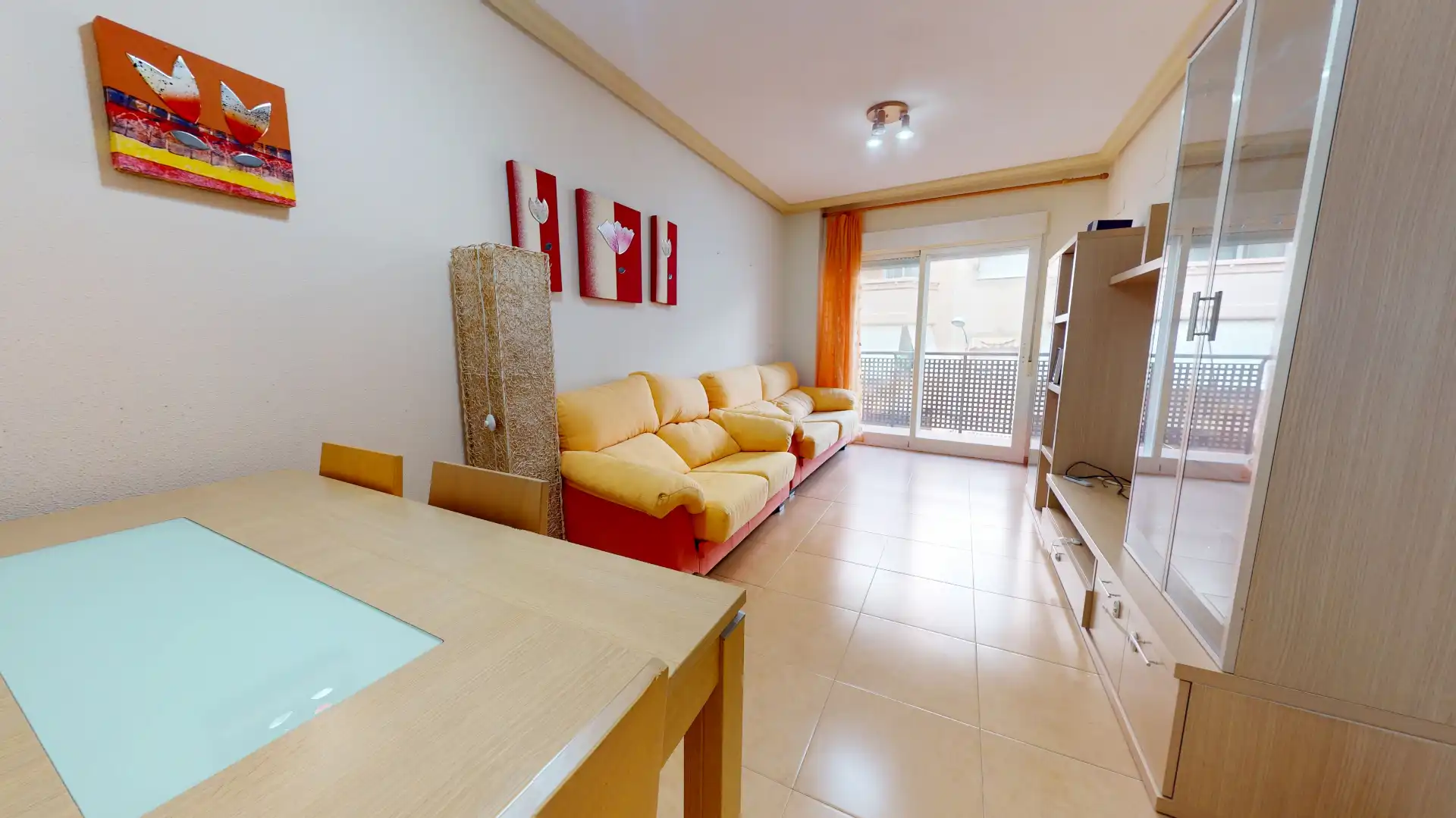 Sala de estar de Piso en venta en Mutxamel con Aire acondicionado, Calefacción y Trastero