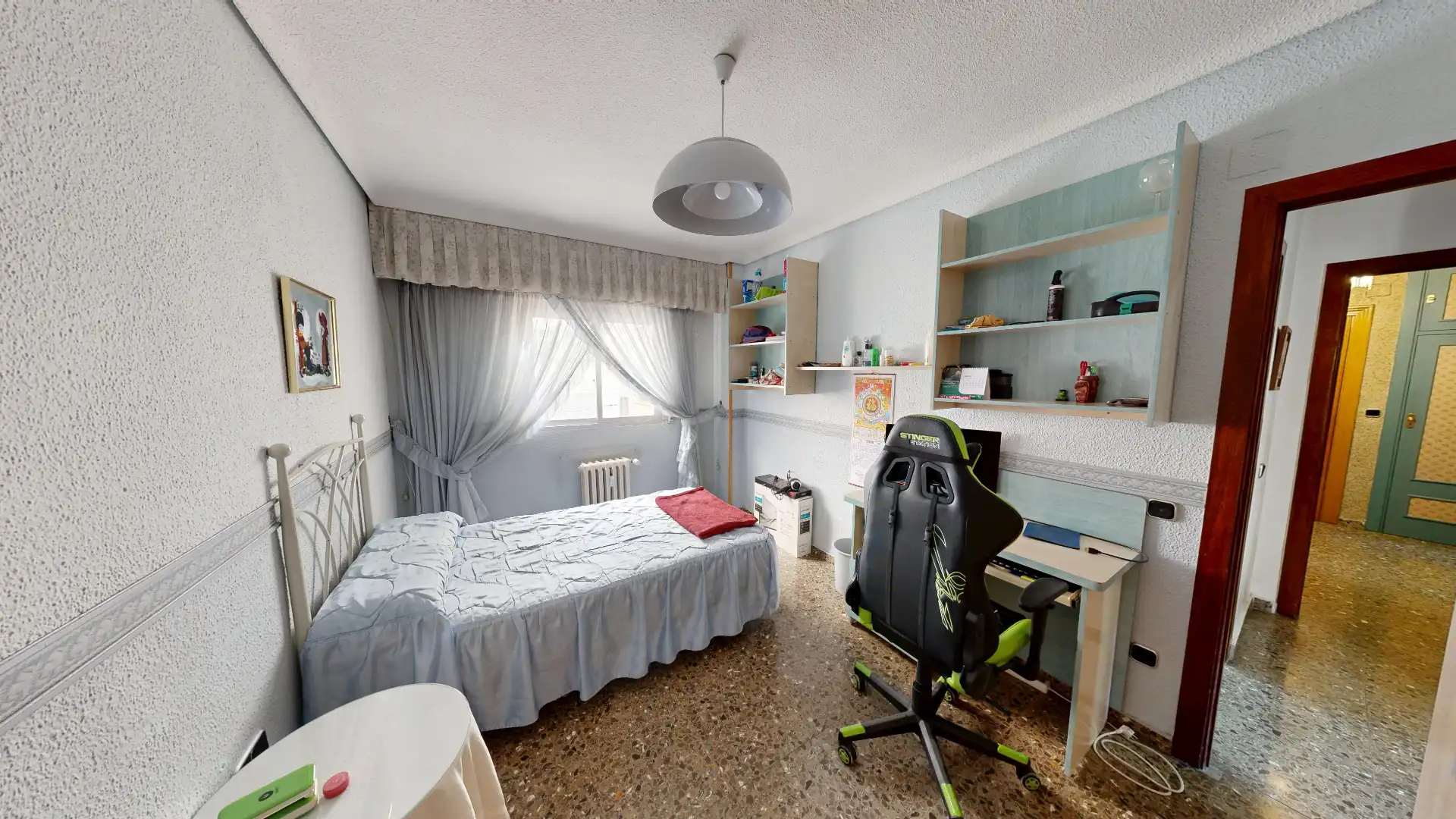 Bedroom of Flat for sale in Albacete  with Air Conditioner, Heating and Furnished