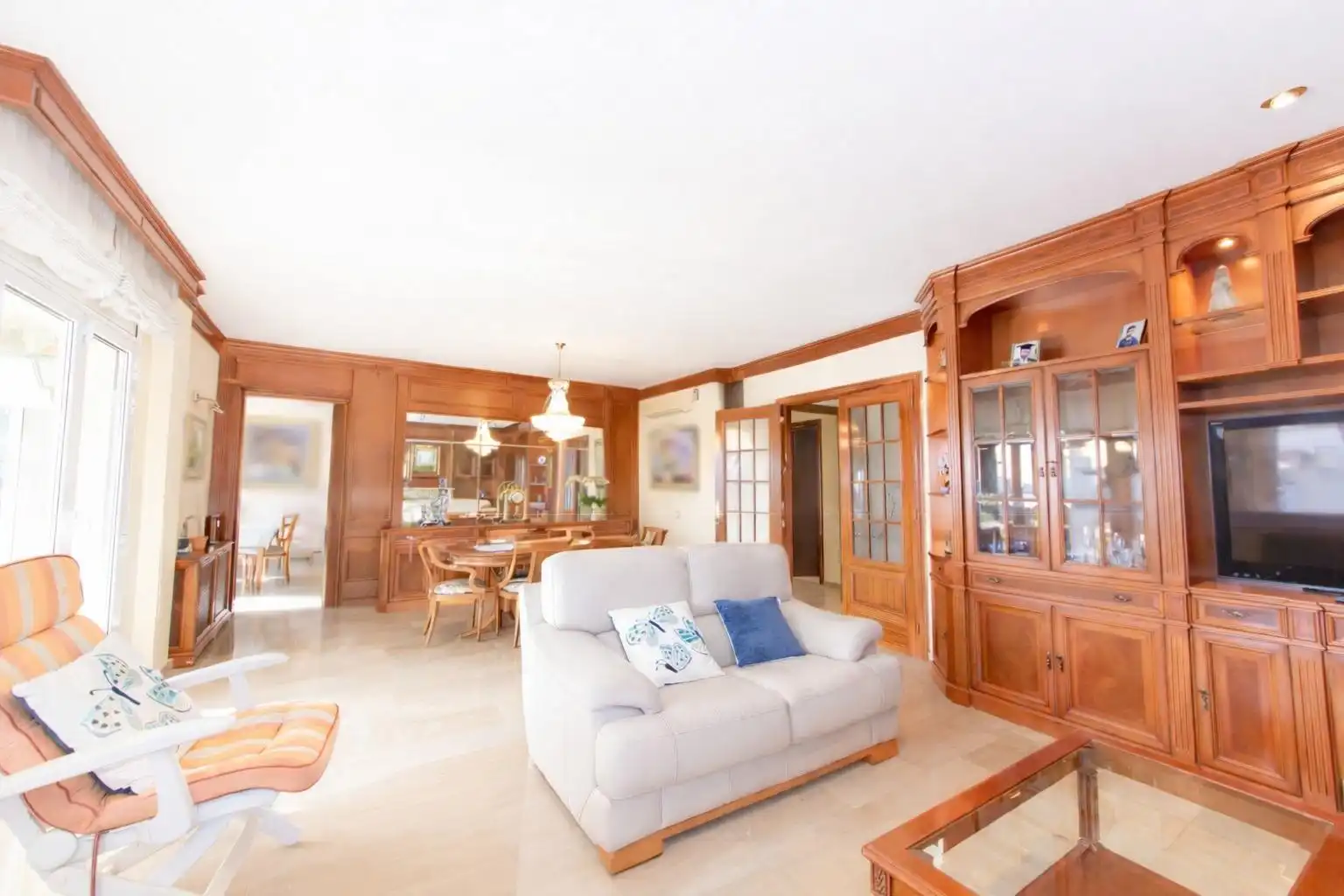 Sala de estar de Casa o chalet en venta en Argentona con Aire acondicionado, Calefacción y Jardín privado