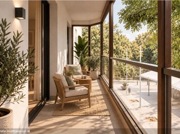 Appartamento di nuova costruzione con balcone in vendita a Plaça de la Germandat 1