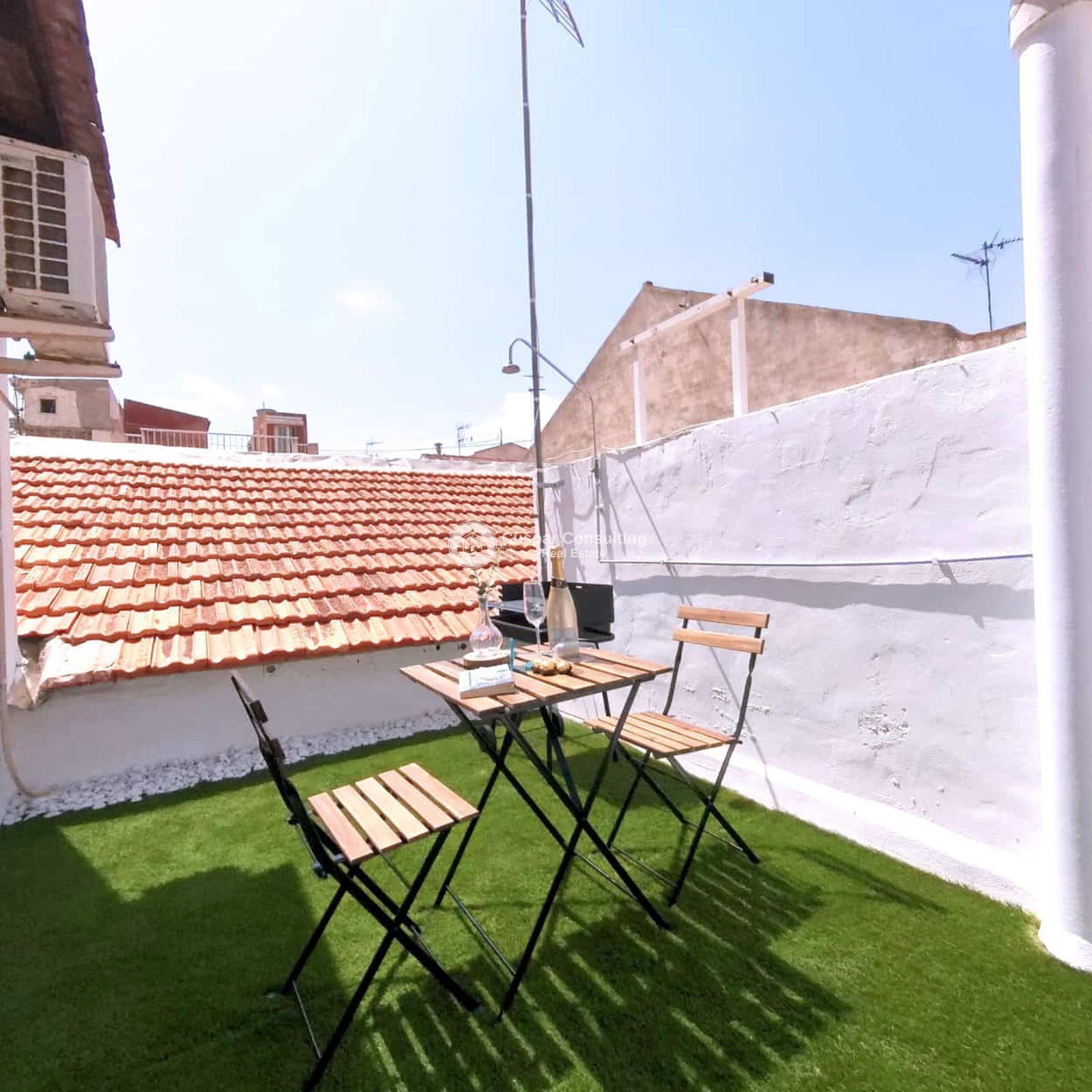 Terraza de Apartamento en venta en Los Alcázares con Aire acondicionado
