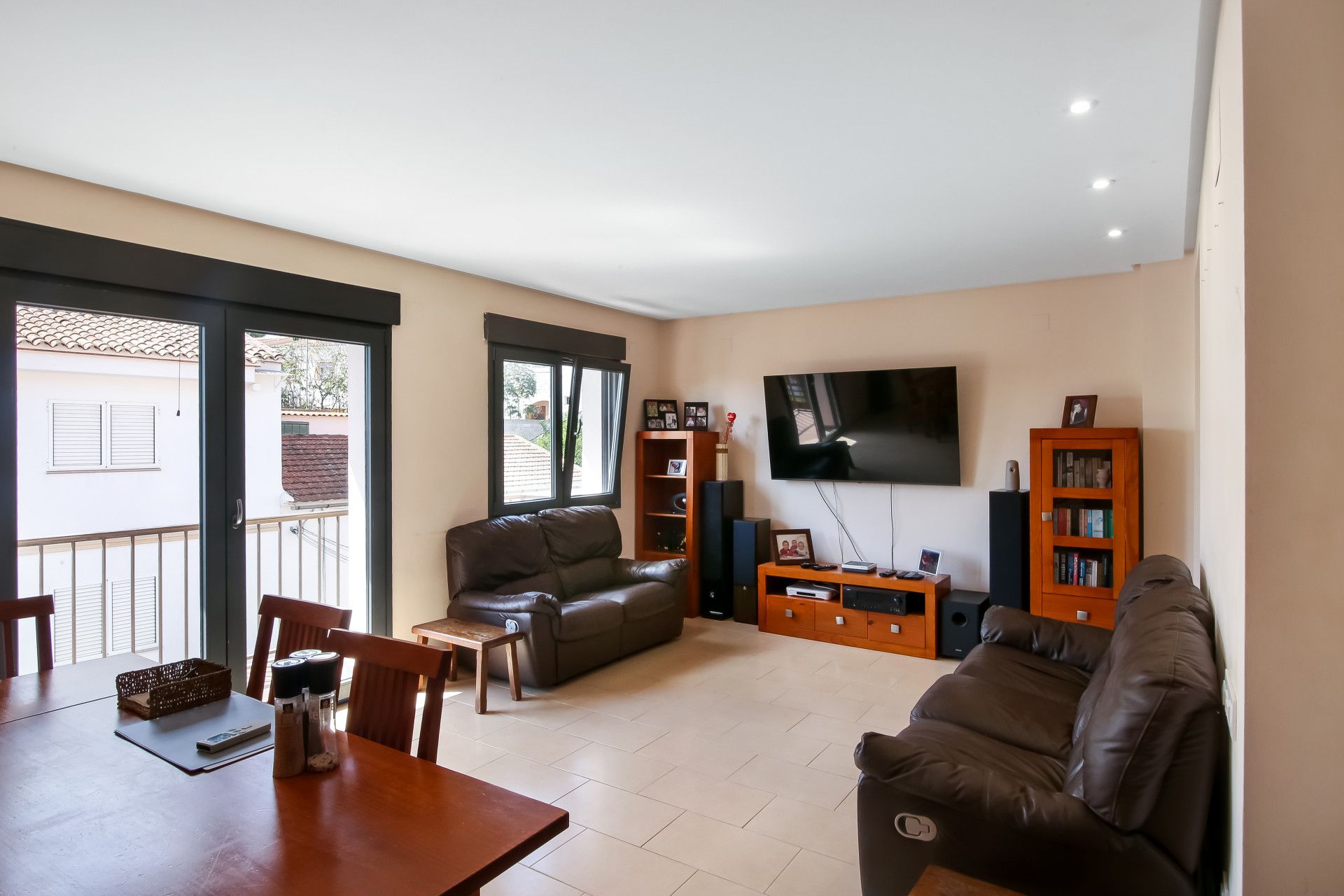 Sala d'estar de Casa adosada en venda en Jávea / Xàbia amb Aire condicionat, Calefacció i Terrassa