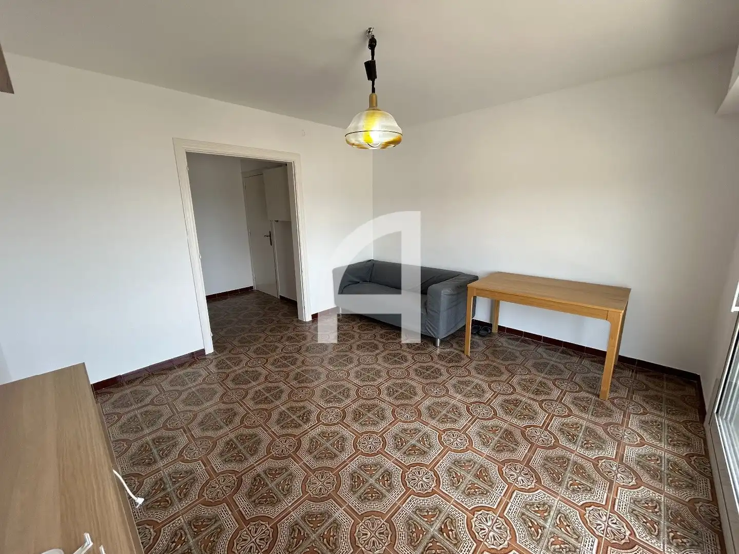 Wohnzimmer von Wohnung zur Miete in Barcelona mit Terrasse und Balkon
