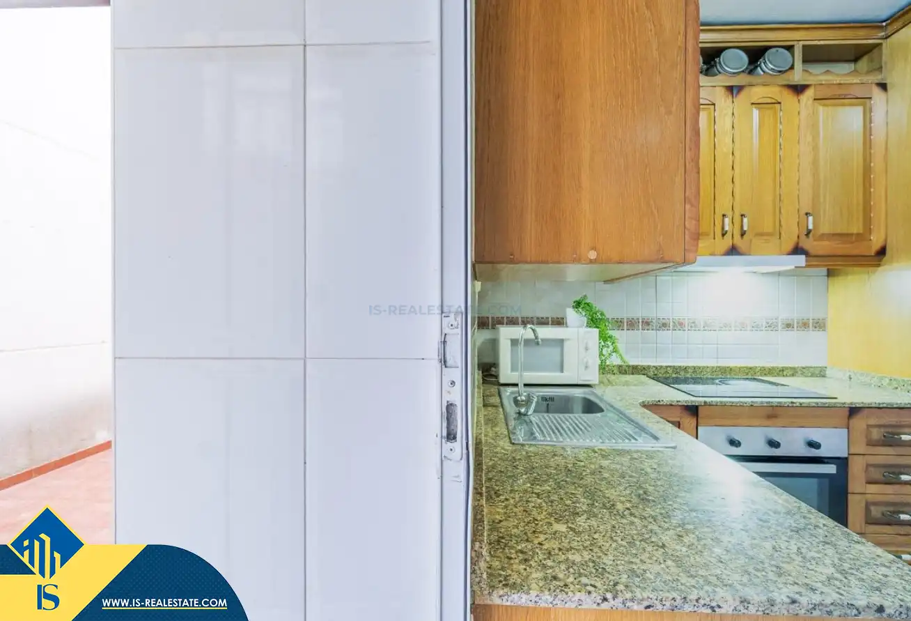 Cocina de Apartamento en venta en Orihuela con Aire acondicionado, Calefacción y Jardín privado