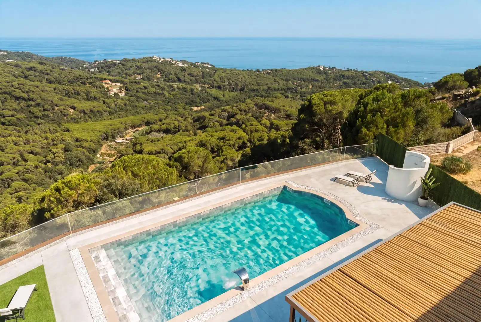 Piscina de Casa o chalet en venta en Lloret de Mar con Calefacción, Jardín privado y Terraza