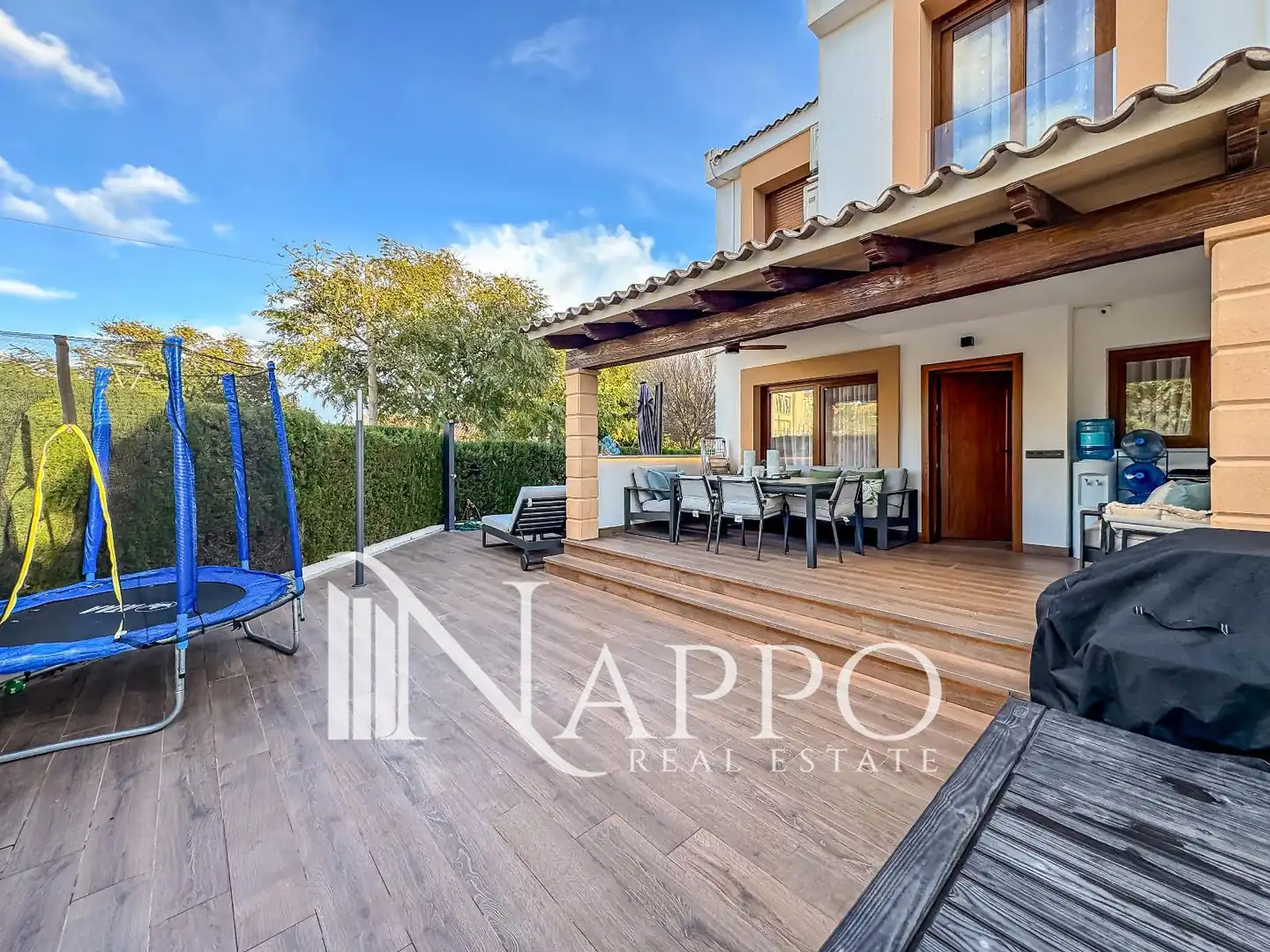 Terraza de Casa adosada en venta en Calvià con Aire acondicionado, Calefacción y Jardín privado
