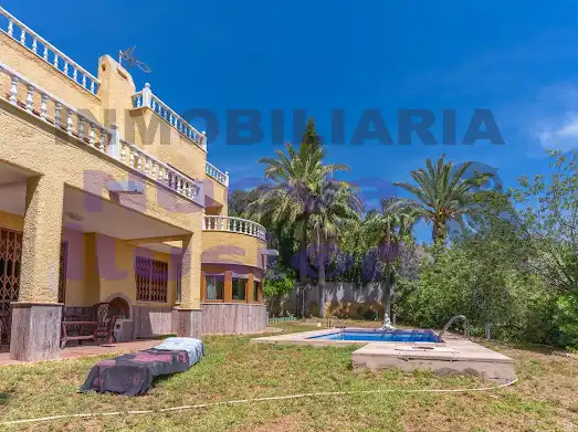 Garden of Houses for sale in Roquetas de Mar  with Air Conditioner, Heating and Private garden